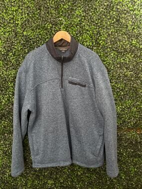Eddie Bauer Fleece Pullover Sweater, Blue Men’s size XXL
